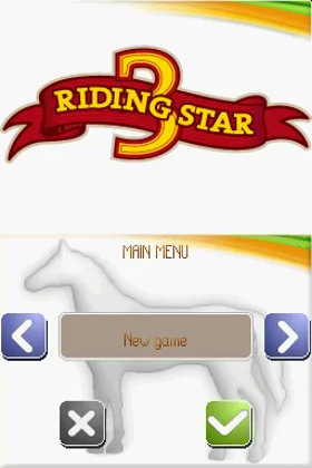 Riding Star 3 (Europe) (En,Fr,De,Es,It) screen shot title
